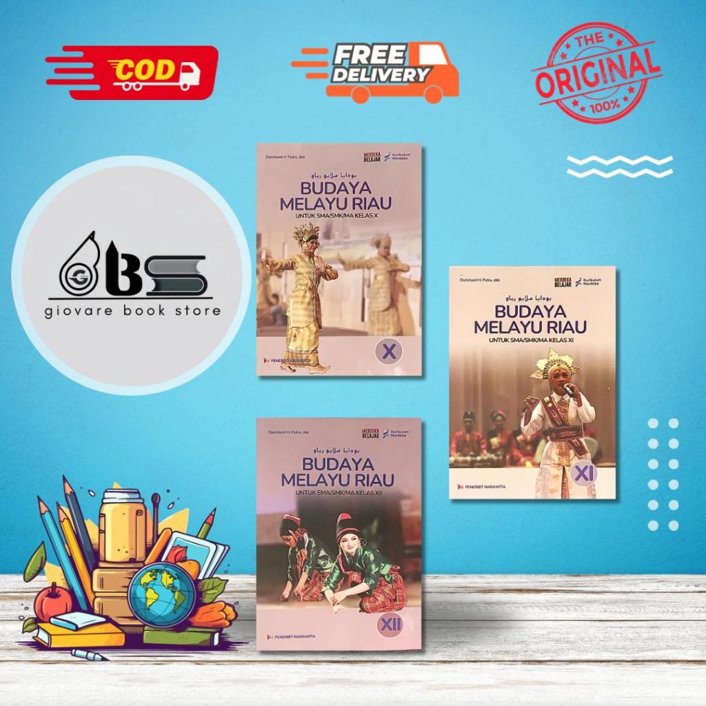 BUKU BUDAYA MELAYU RIAU KELAS 10 11 12 | BMR SMA/SMK/MA KURIKULUM MERDEKA ORIGINAL | BMR KELAS 10 | 