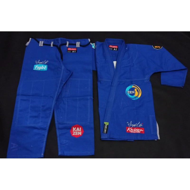 kaizen gi kanvas / ju Jitsu / baju bela diri / pemula/ dogi