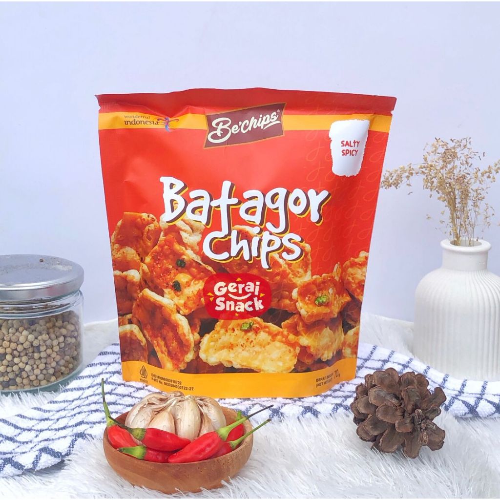 

Batagor BeChips Rasa Salty Spicy Khas Bandung 70 g