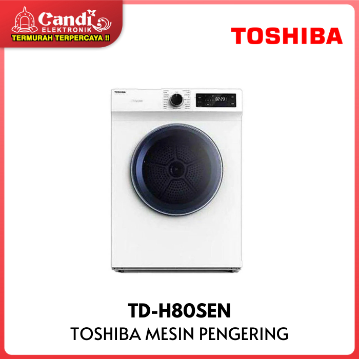 TOSHIBA WASHING MACHINE DRYER MESIN PENGERING PAKAIAN 7 KG TD-H80SEN