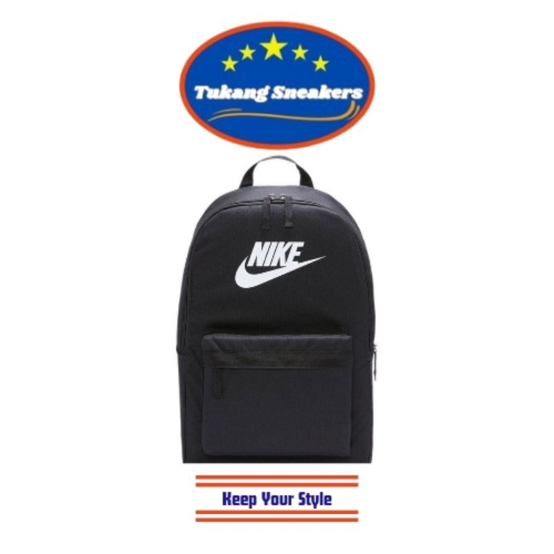 Tas Ransel Nike Heritage - Hitam NIKDC4244010