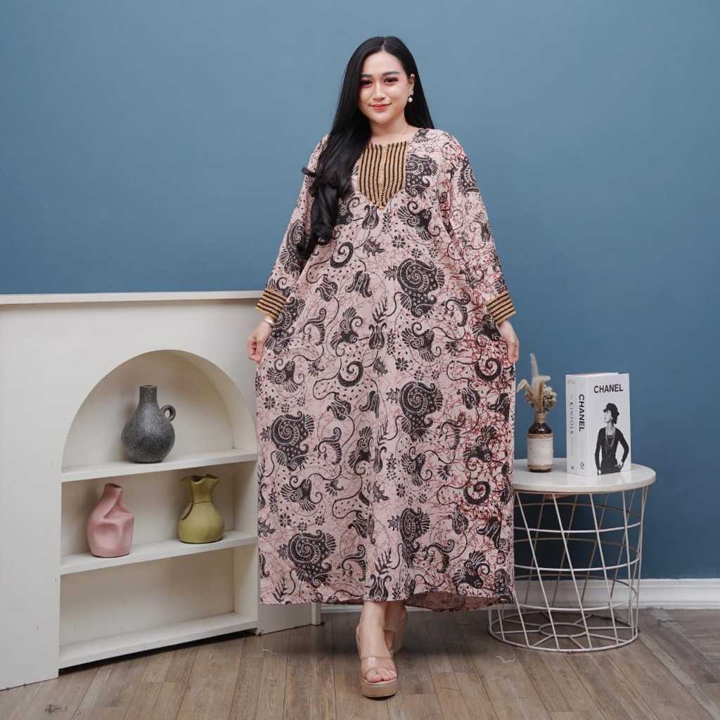 Afika Daster Gamis Renda Arabian Ori Super Jumbo Oversize LD 130 Rayon Premium Motif Terbaru