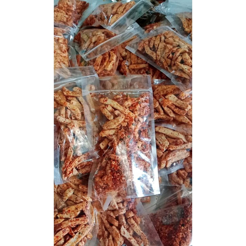 

Basreng pedas daun jeruk isi 50gram