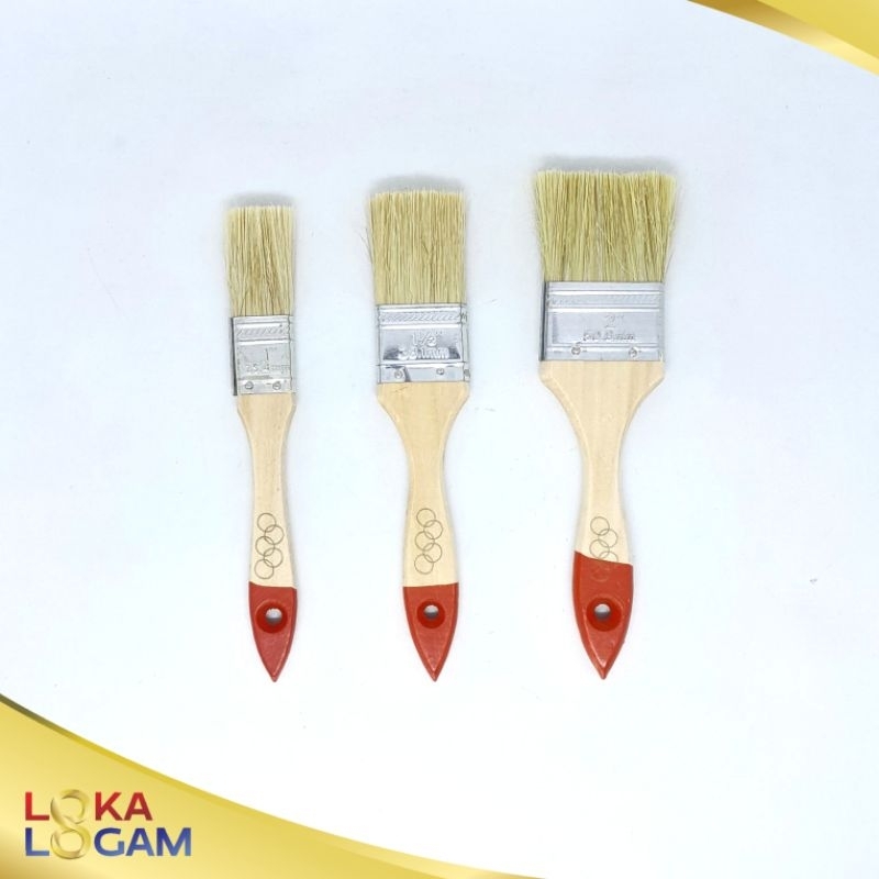 

Kuas putih Olympic 1" - 2" per Dozin
