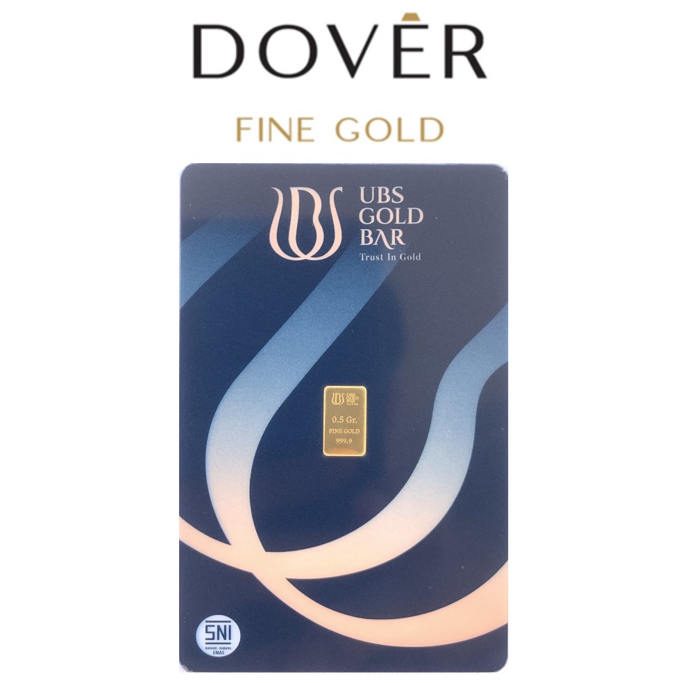 KODE A68F Logam Mulia Emas Batangan LM UBS 5 gram Press  Karton Fine Gold Bar