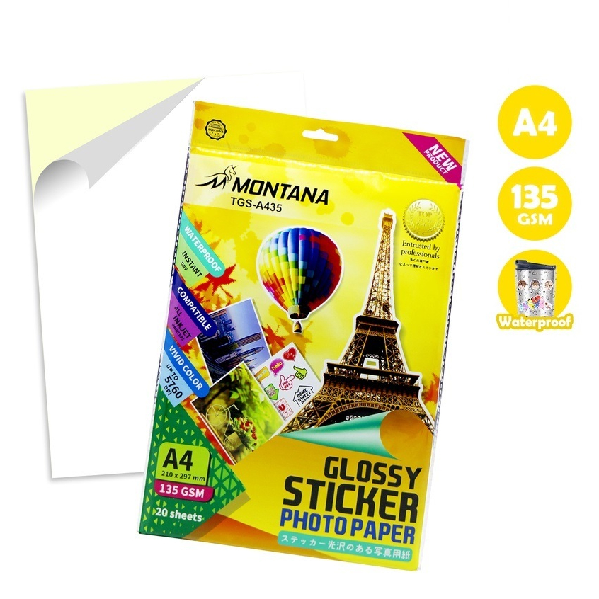 

KERTAS FOTO GLOSSY STIKER MONTANA TGS-A435