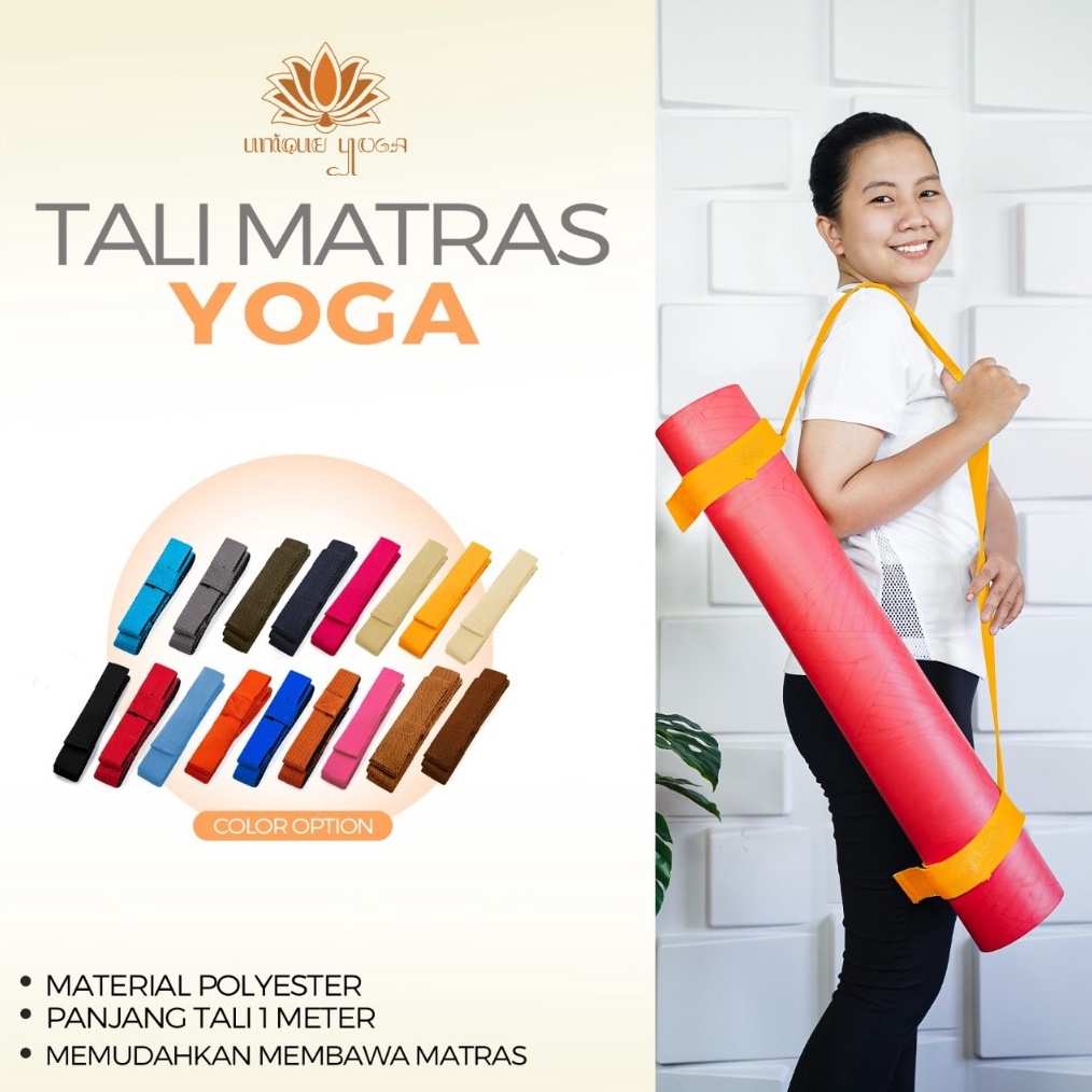 Tali Matras Yoga  Tali Matras  Strap Matras  Tali Pembawa Matras  Commuter Yoga  Strap Mat p S4M2