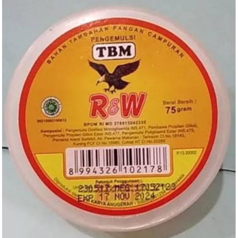 

Pengembang RW TBM Rajawali Cup 75gr