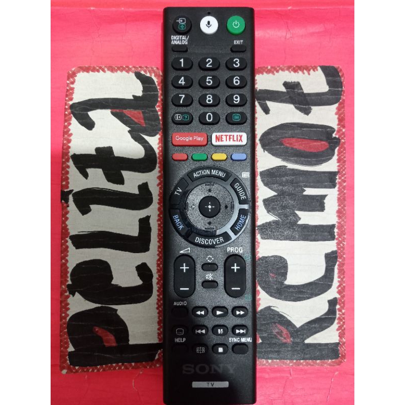REMOT SONY SMART TV ANDROID BRAVIA LED 4K ORIGINAL TERLENGKAP