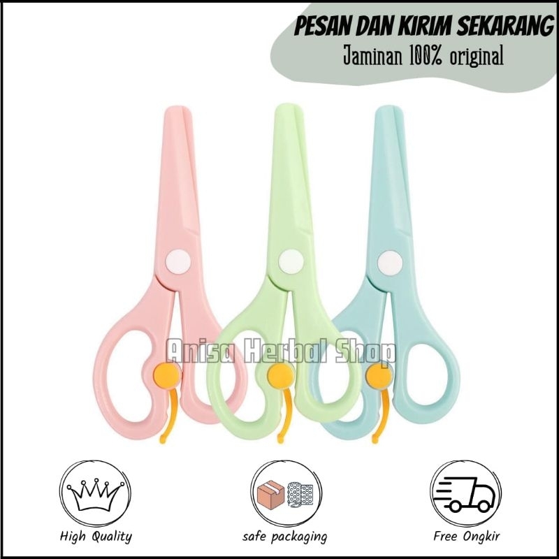 

Gunting Kertas Anak Warna Pastel Gunting Mini Aman untuk Anak Gunting anak Ujung Tumpul
