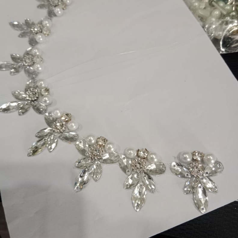 KODE V26D payet rangkaipayet leher payet taburdiamond rangkai