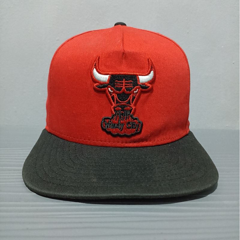 Snapback , Topi Second , New Era , newera , Windy City , Bulls , Chicago Bulls