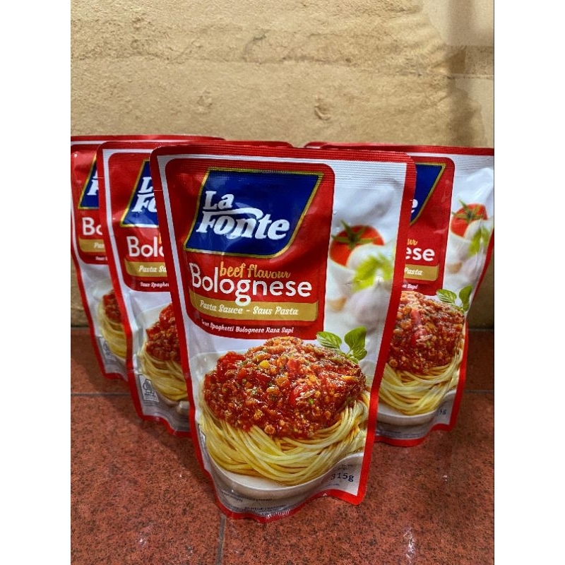 

Saus Bolognese La Fonte | Berat 315 Gram | La Fonte Bolognsse Sauce