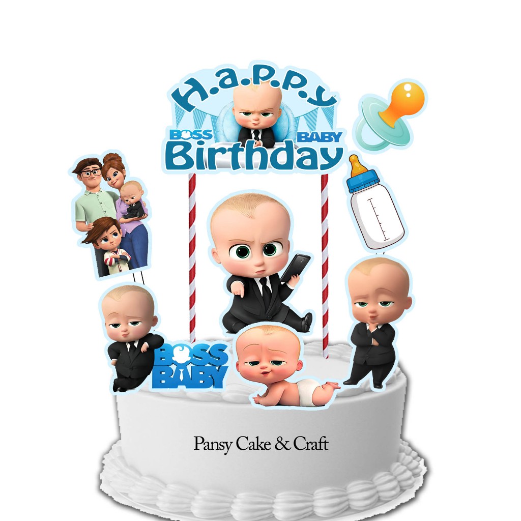 Cake topper Boss Baby Big EKONOMIS