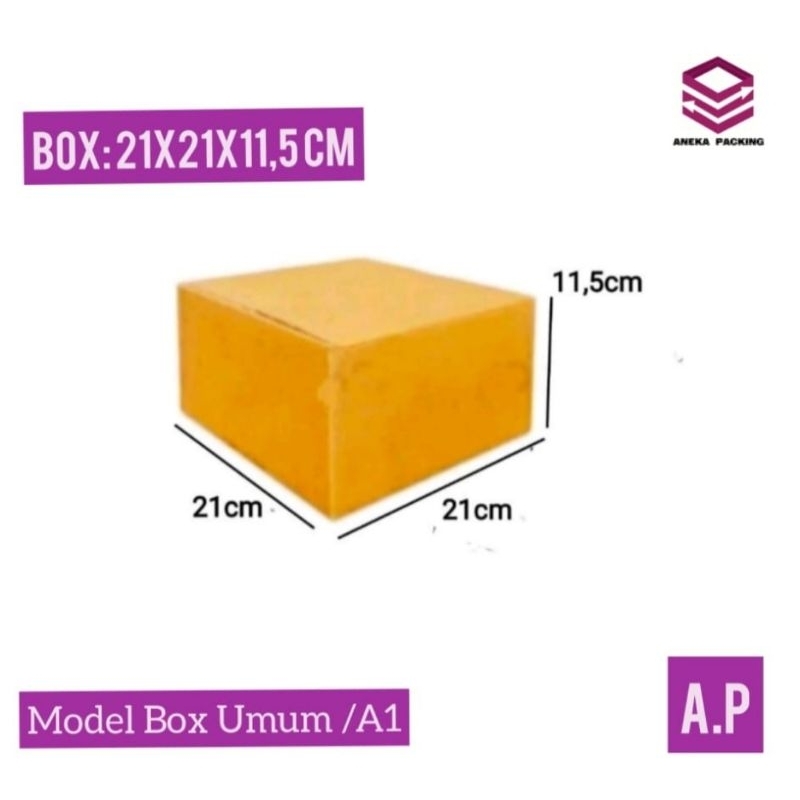

Box 21x21x11,5 cm( Darma) hampers/kardus/packing/normal