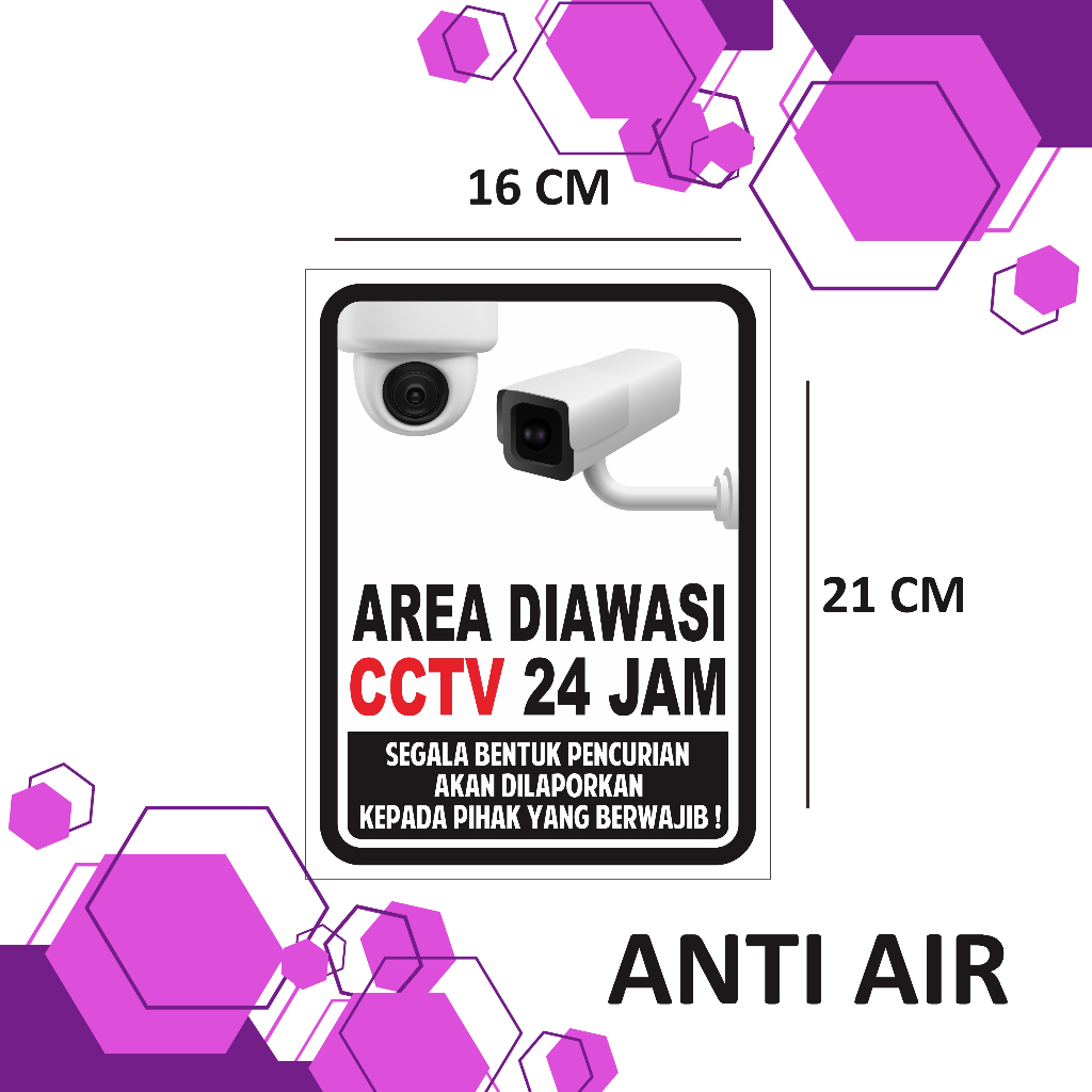 

STIKER CCTV