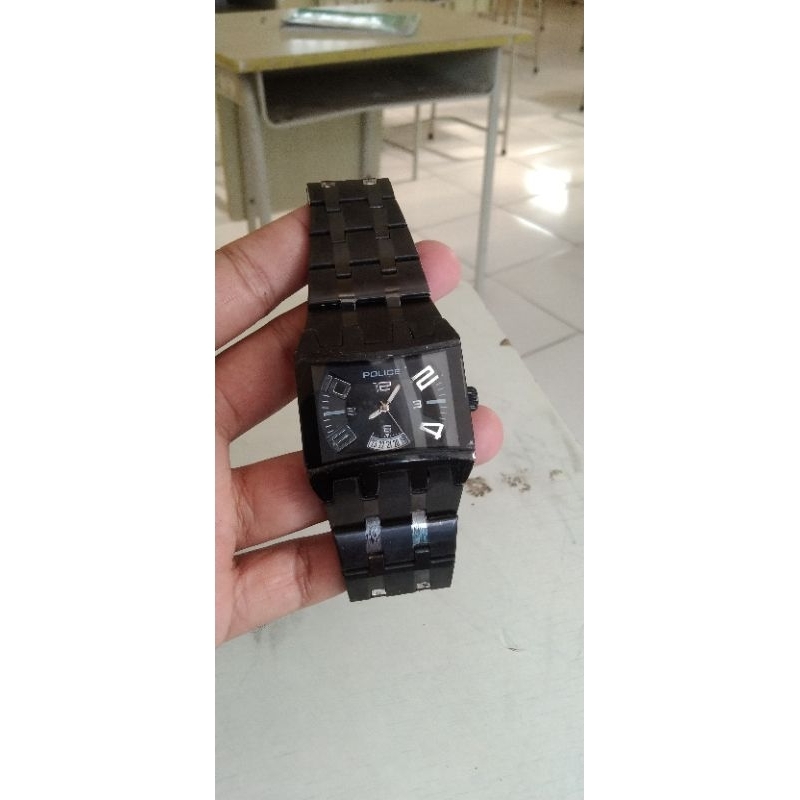 jam tangan police second preloved