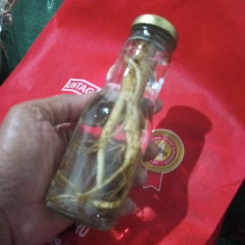

Jamu herbal tradisional 330ml Ginseng merah baceman ArBal1 40%