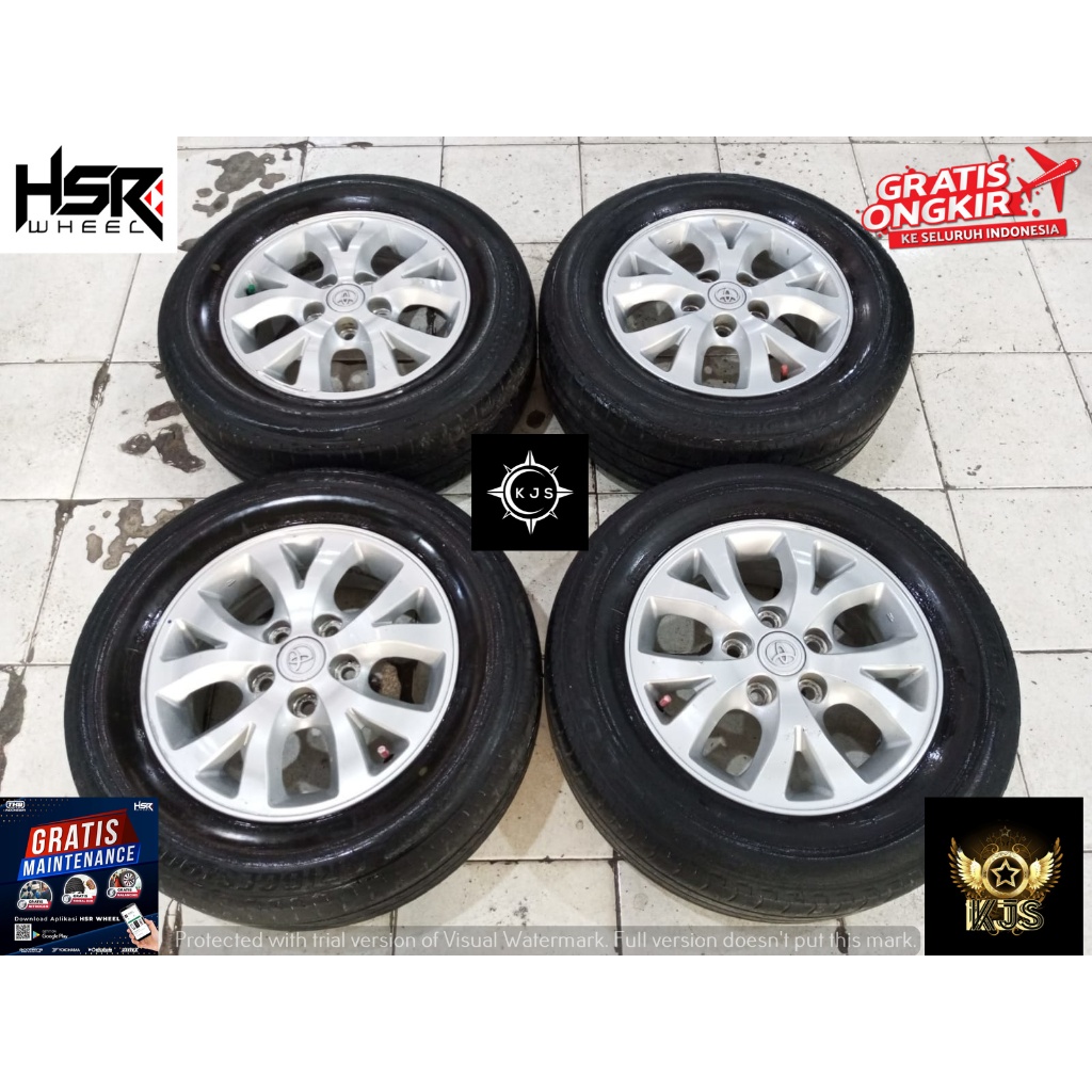 MENJUAK VELG RACING SECOND TERMURAH BERKUALITAS BUAT MOBIL INNOVA CRV LUXIO APV GRAND MAX MODEL OEM 