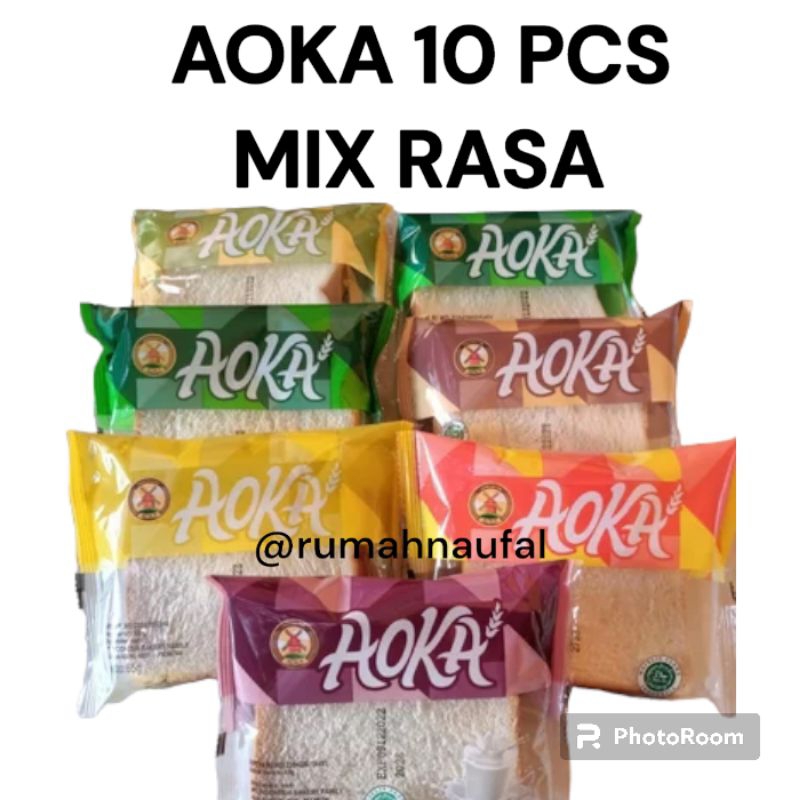 

( 10 pcs ) aoka roti panggang vital aneka rasa ( mix rasa )