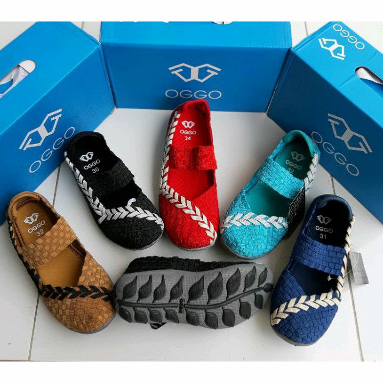 KODE N34N sepatu rajut anak perempuan OGGO junior 26 for kids size 335