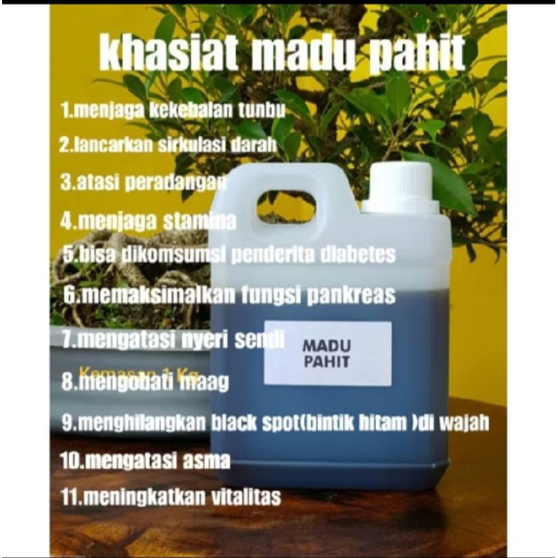 

Asli Madu hitam pahit herbal 500gr