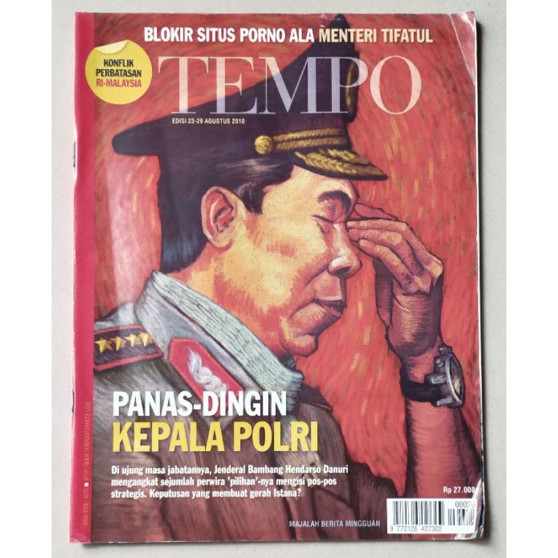 Majalah Tempo 23 Agustus 2010 : Kapolri Jenderal BHD - Raibnya Perhiasan Emas Mataram
