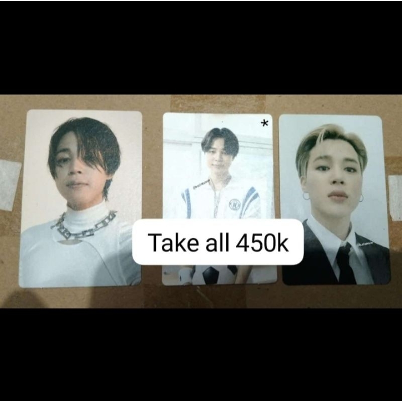 photocard jimin rpc we photobook dan memo 20 TAKE ALL