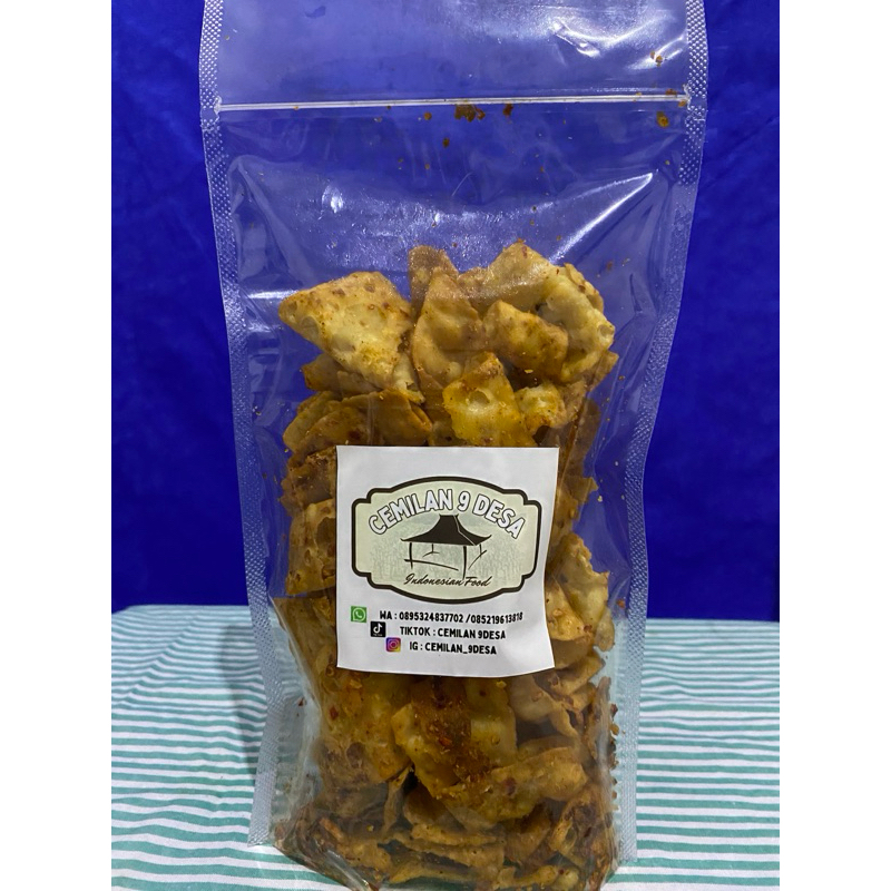 

Keripik pangsit pedas