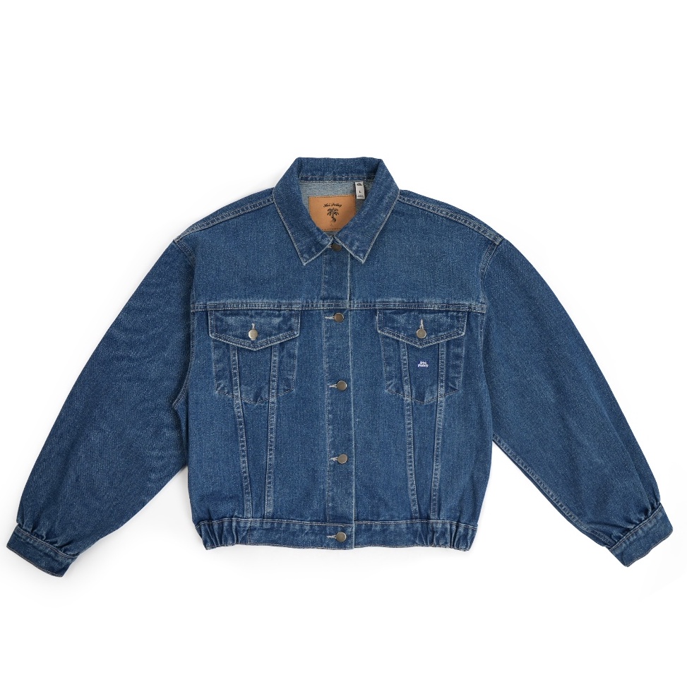 KODE J86J Hoi Polloy  Pebble Denim Jacket Blue