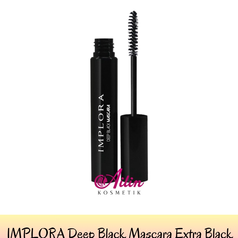 Beli AiLiN  IMPLORA Deep Black Mascara Extra Black BPOM ORI  Maskara Implora