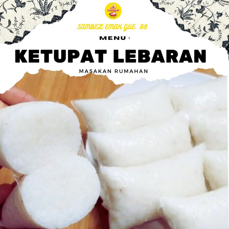 

KETUPAT LEBARAN /BUNGKUS - MINIMUM ORDER 5PCS