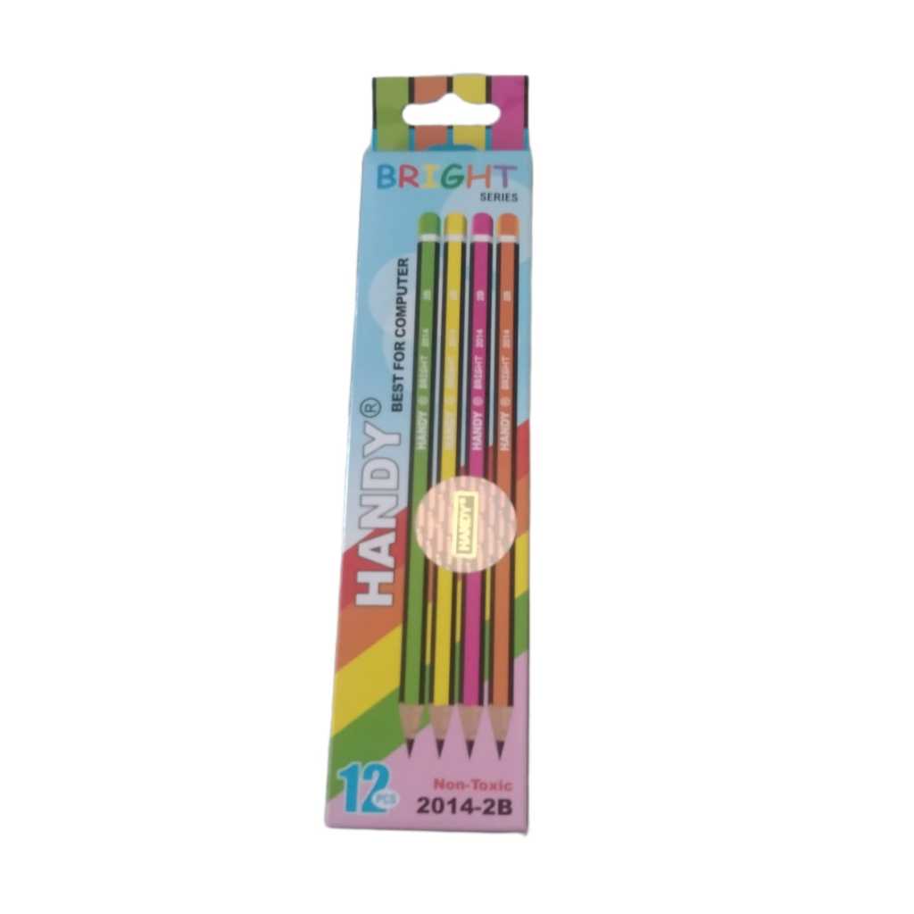 

PENSIL HANDY 2B WARNA-WARNI 1 PACK ISI 12