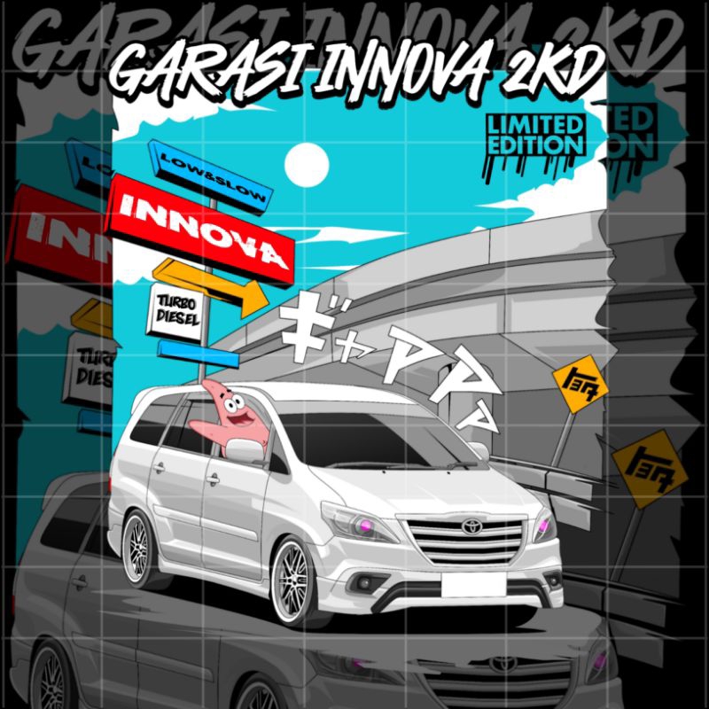 t-shirt kijang Innova 2kd/kaos kijang innova 2kd
