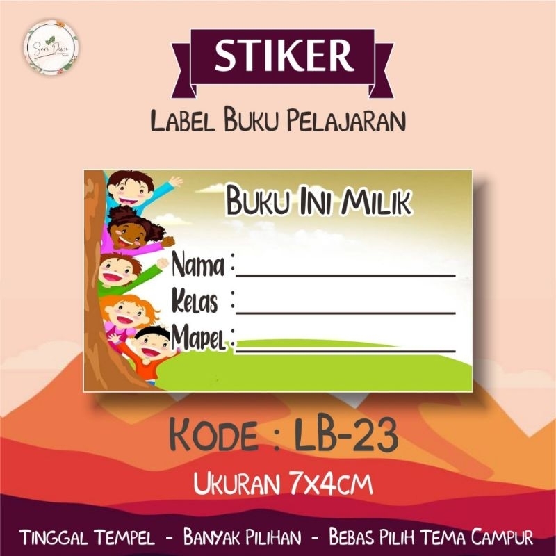 

STICKER MAPEL LB23