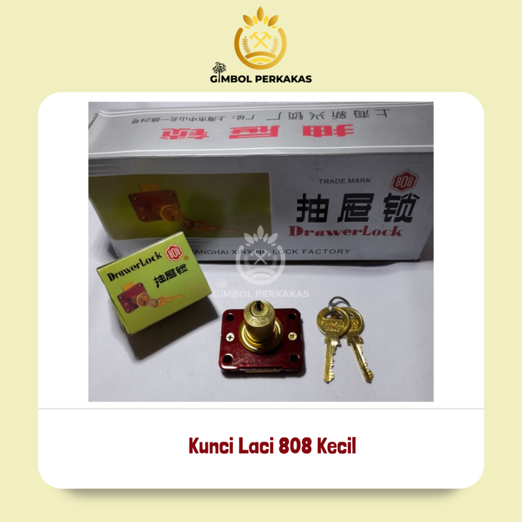 Kunci Laci 808 Kecil ECER | Kunci laci lemari