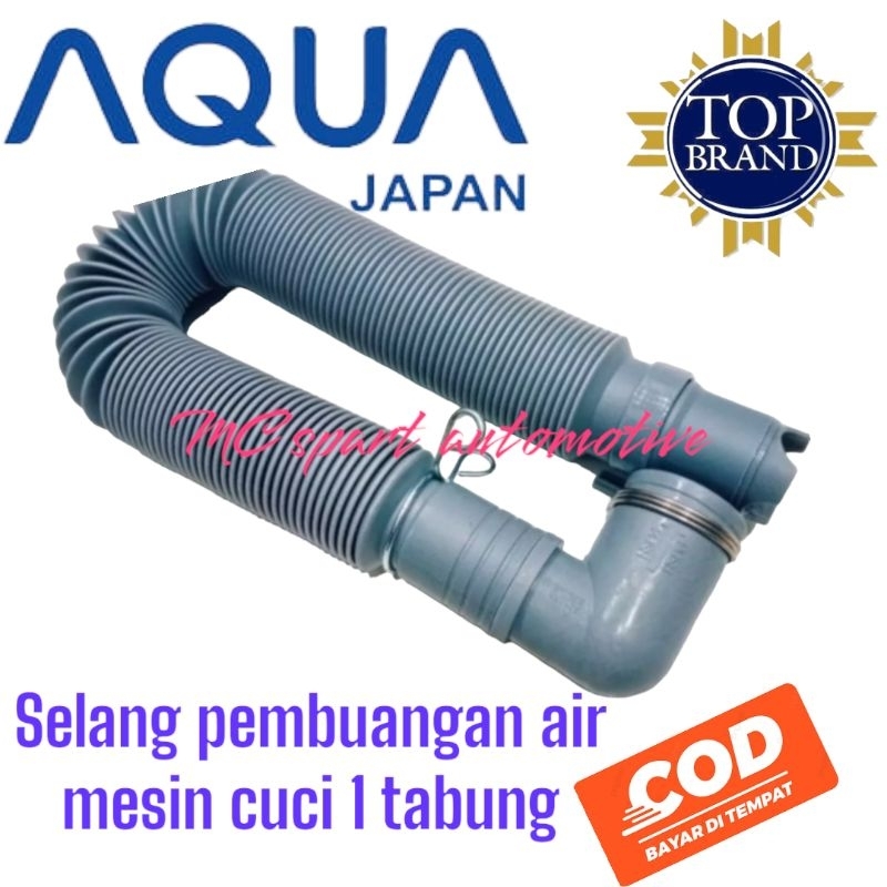SELANG pembuangan air mesin cuci 1 tabung top loading| selang pembuangan air mesin cuci AQUA