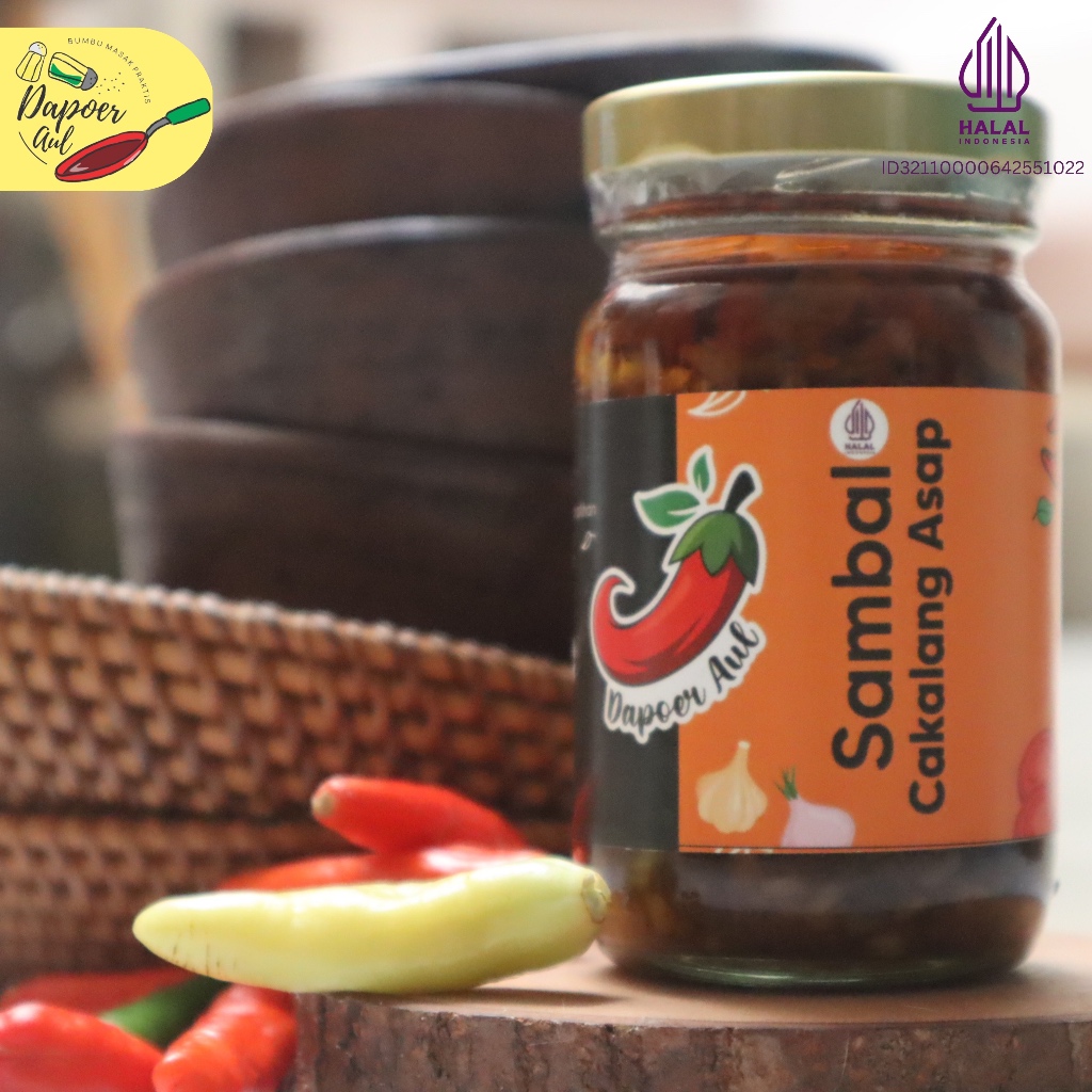 

Sambal Cakalang Dapoer aul ukuran 110 gr botol kaca tanpa MSG