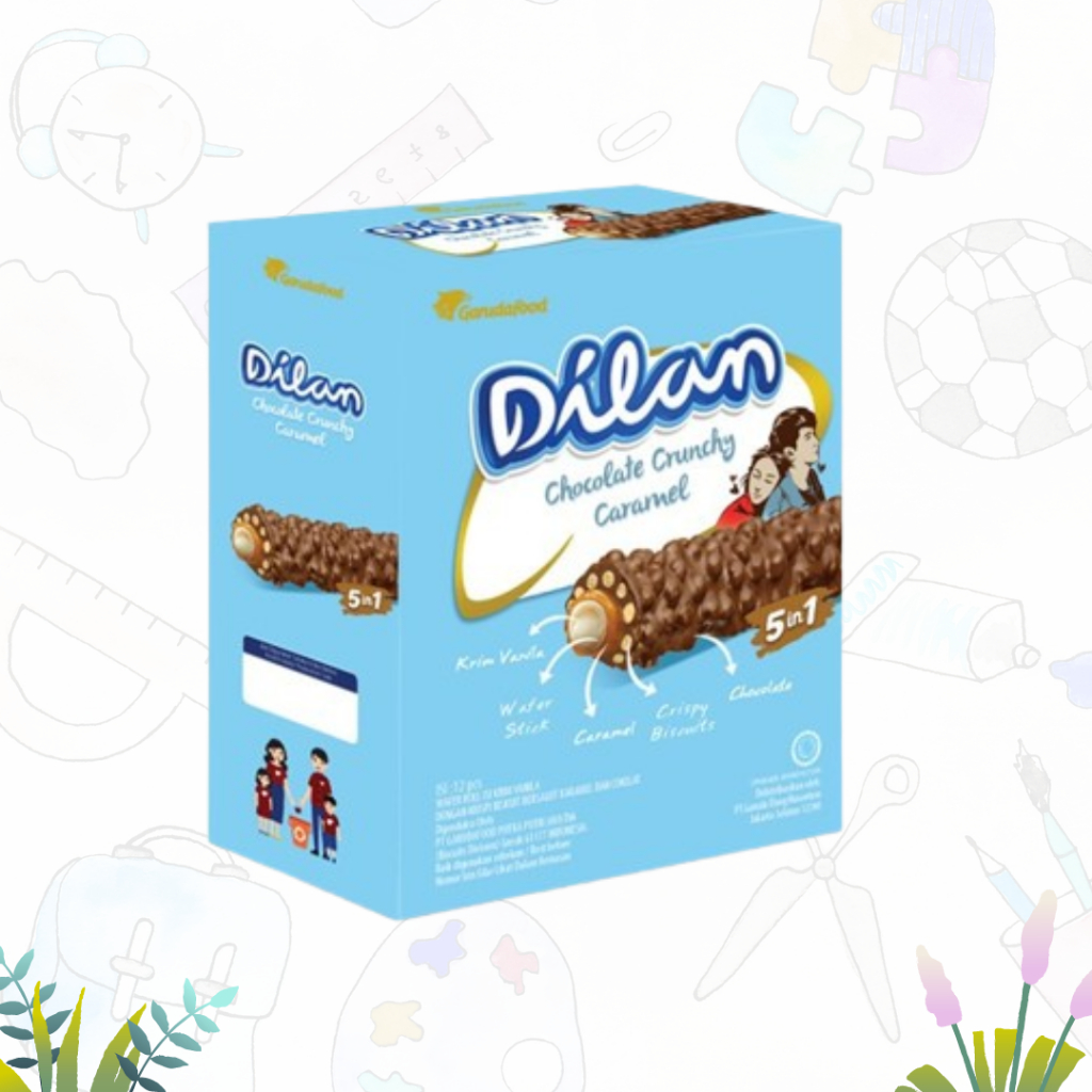 

Dilan Crunchy Choco Caramel 1box (12x24gr)