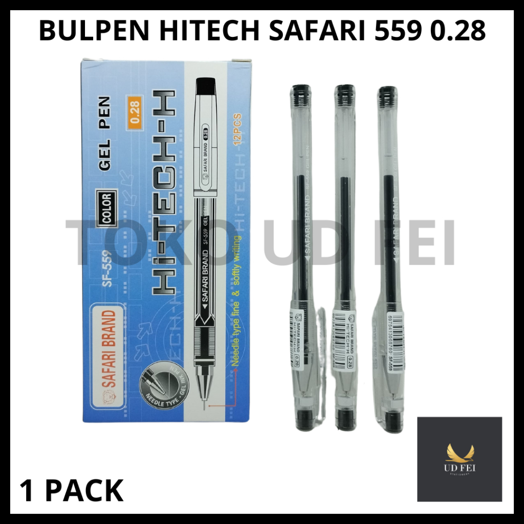 

(1 PACK) Bulpen Hitech Safari 559/ Bulpen Hitech Safari Murah/ bulpen Hitech SAFARI 0.28