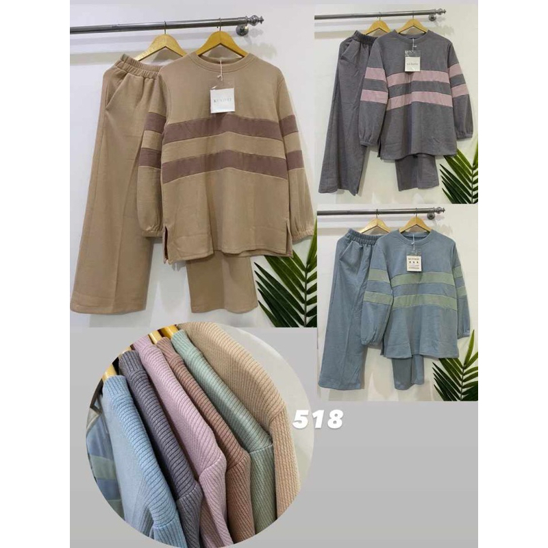 setelan celana 518 Kuyifei//setcel Kuyifei import//pakaianwanitasby