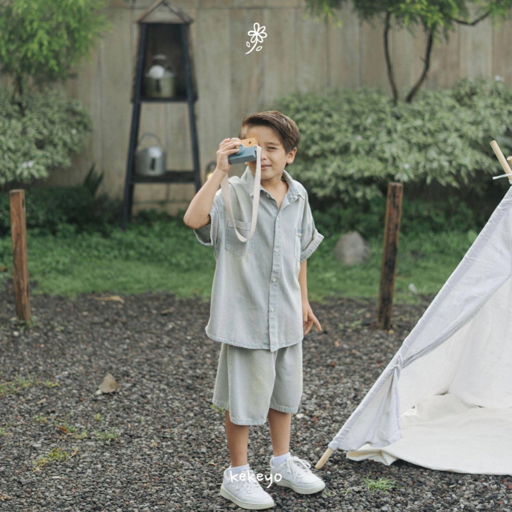 Kekeyo VOL 01 Summer Collection Baju Anak setelan Kaos laki