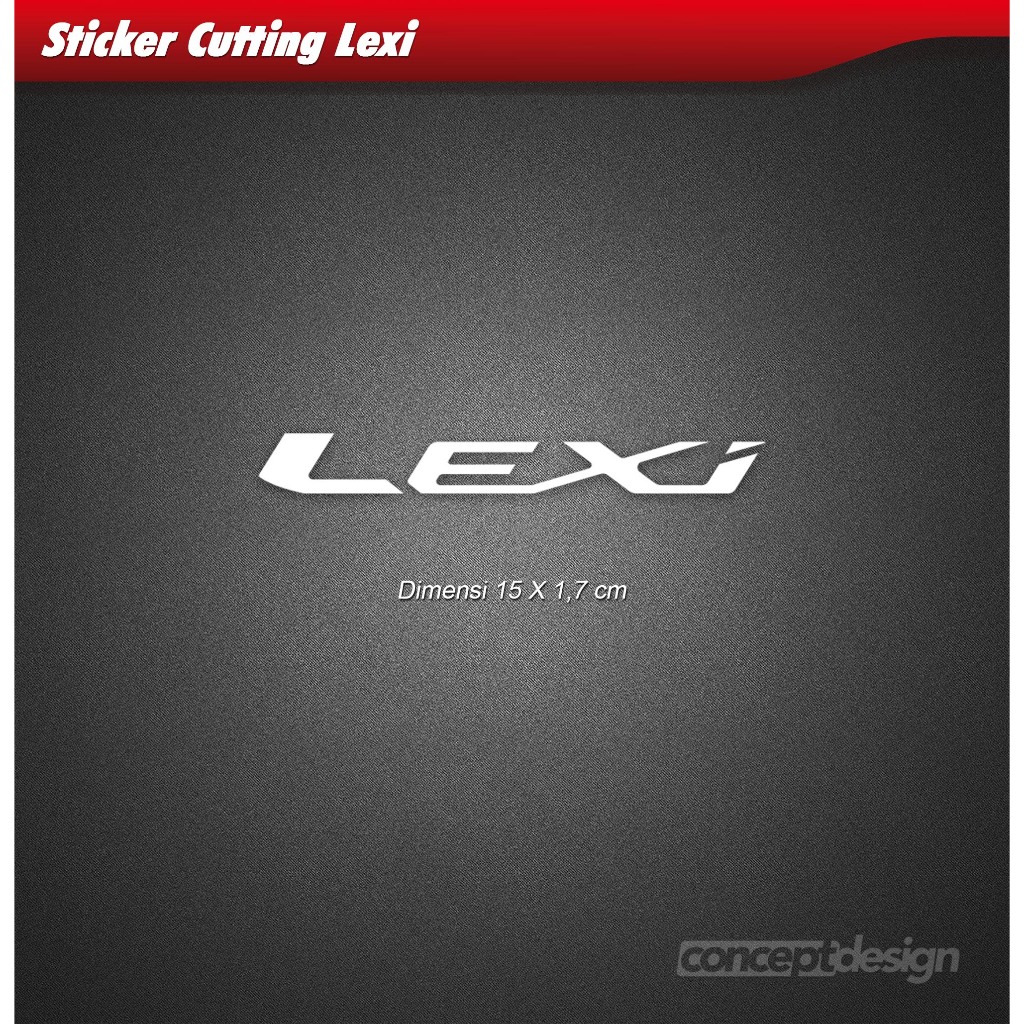 Sticker Cutting Yamaha Lexi