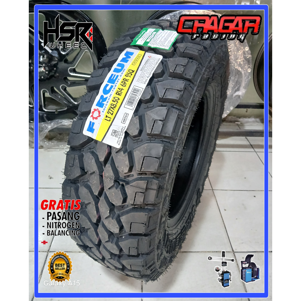 Ban Mobil Offroad R14 FORCEUM MT08 Ukuran 27x 8,5 R14 - Ban Mobil Isuzu Phanter, Tragah Dll