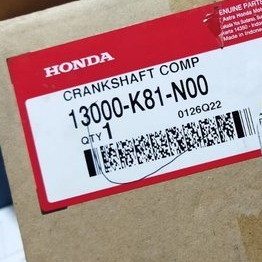 CRANKSHAFT BEAT SPORTY/SCOOPY ESP 13000-K81-N00