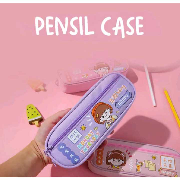 

WSW - Tempat Pensil / Tempat Alat Tulis Motif Lucu / Pencil Case Cartoon / Tempat Pensil Resleting Model Terbaru