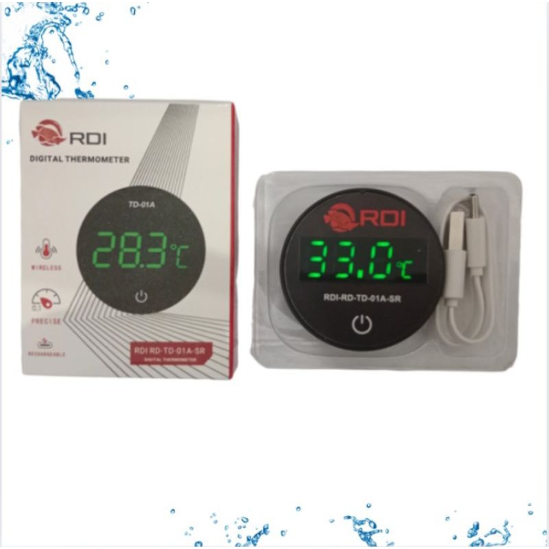 TERMOMETER DIGITAL RDI RD TD 01A SR PENGUKUR SUHU AIR AQUARIUM