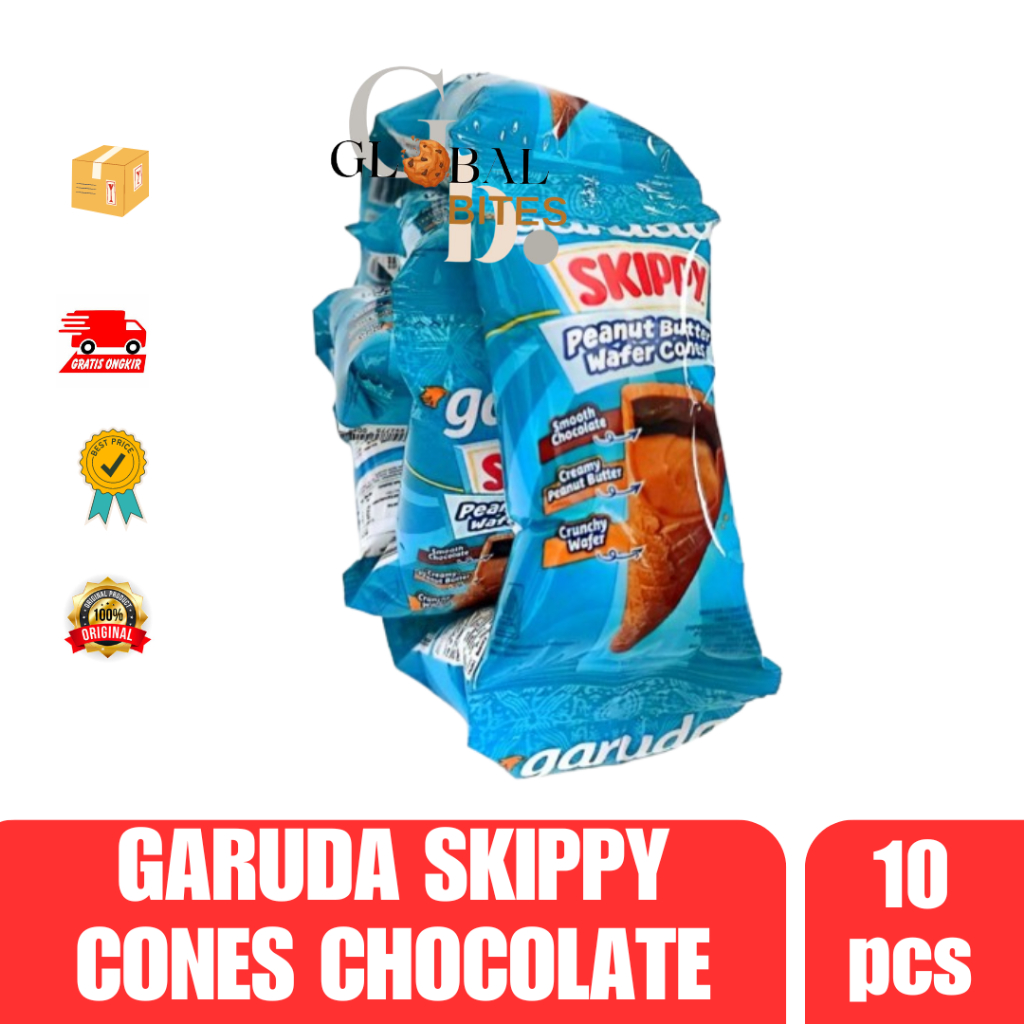 

Garuda Skippy Peanut Butter Renceng isi 10 pcs