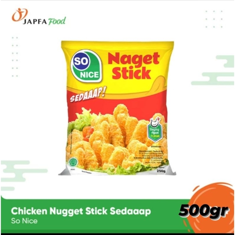 

So Nice Nugget Ayam Stick 500g