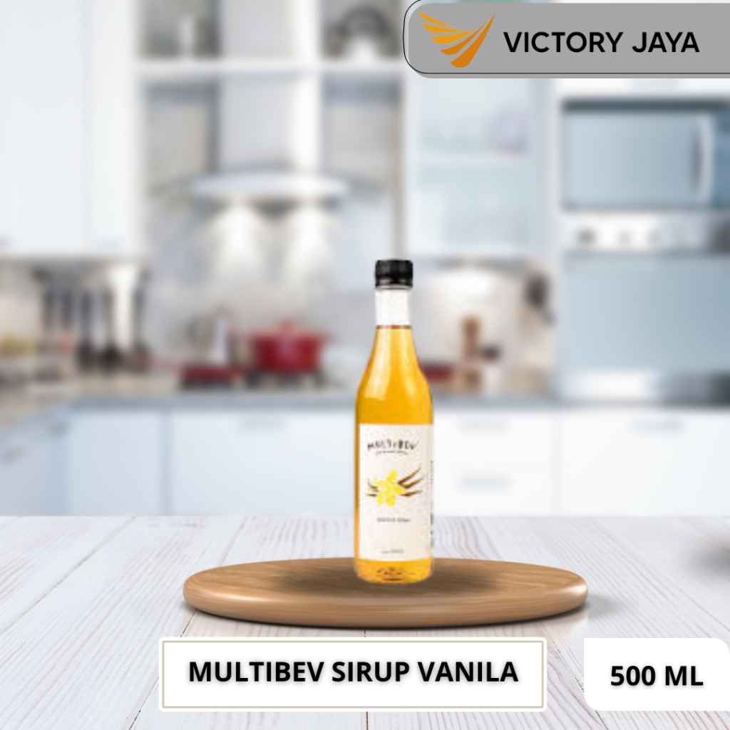 

Multibev Syrup vanilla / sirup perasa minuman rasa vanila 500ml